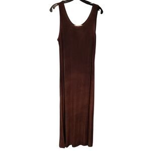 Vintage Nina‎ Piccalino Women's Maroon Blend Maxi Dress